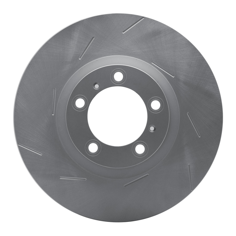Porsche Panamera Brake Rotor (1) - Left Front - R1 Concepts - Slotted Carbon Alloy GeoMET - `10-`23